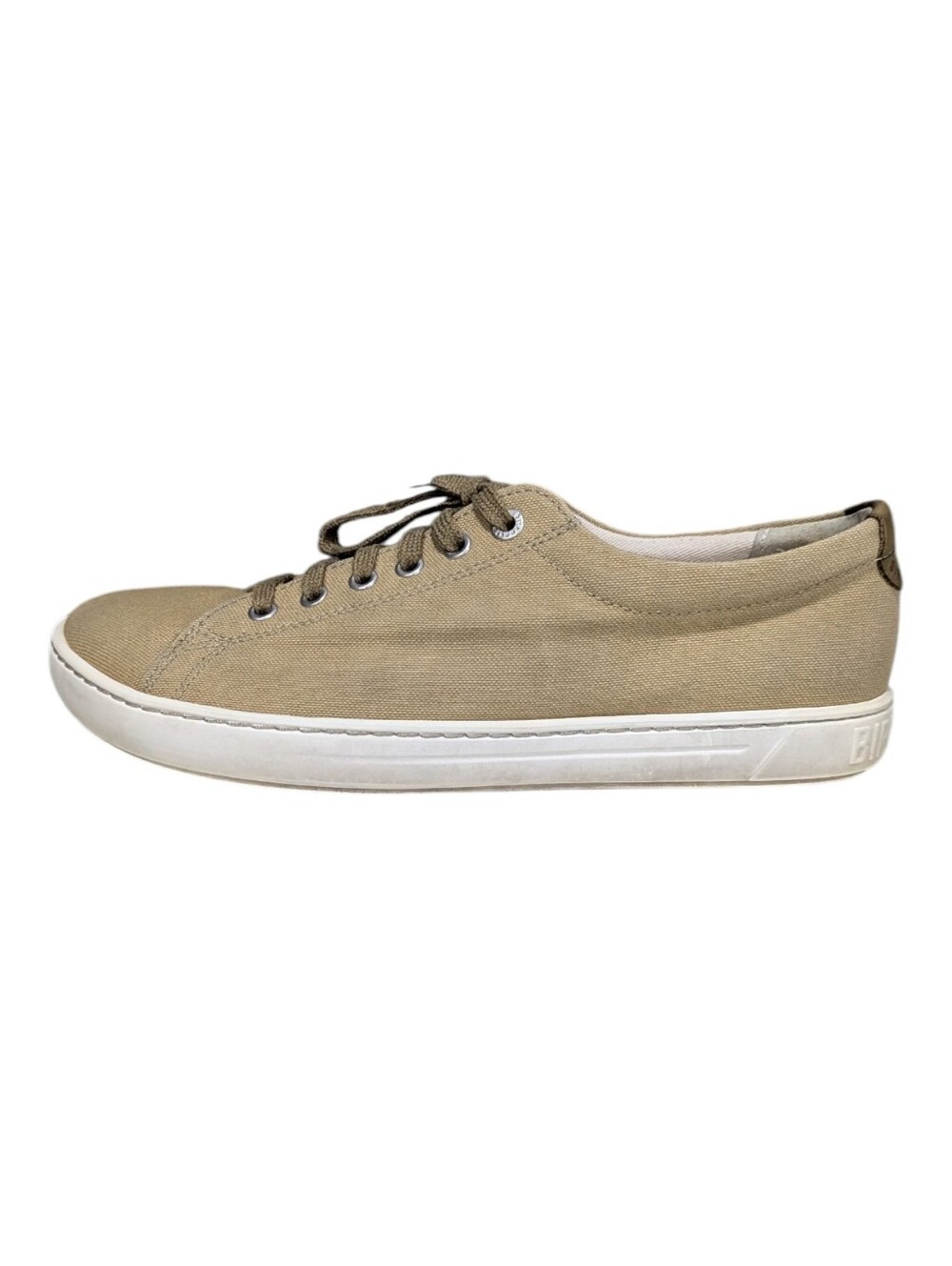 Birkenstock Arran Women's Canvas Sneaker Beige Khaki Tan Lace Up Walking Shoe 39